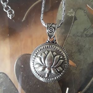 Lotus flower necklace